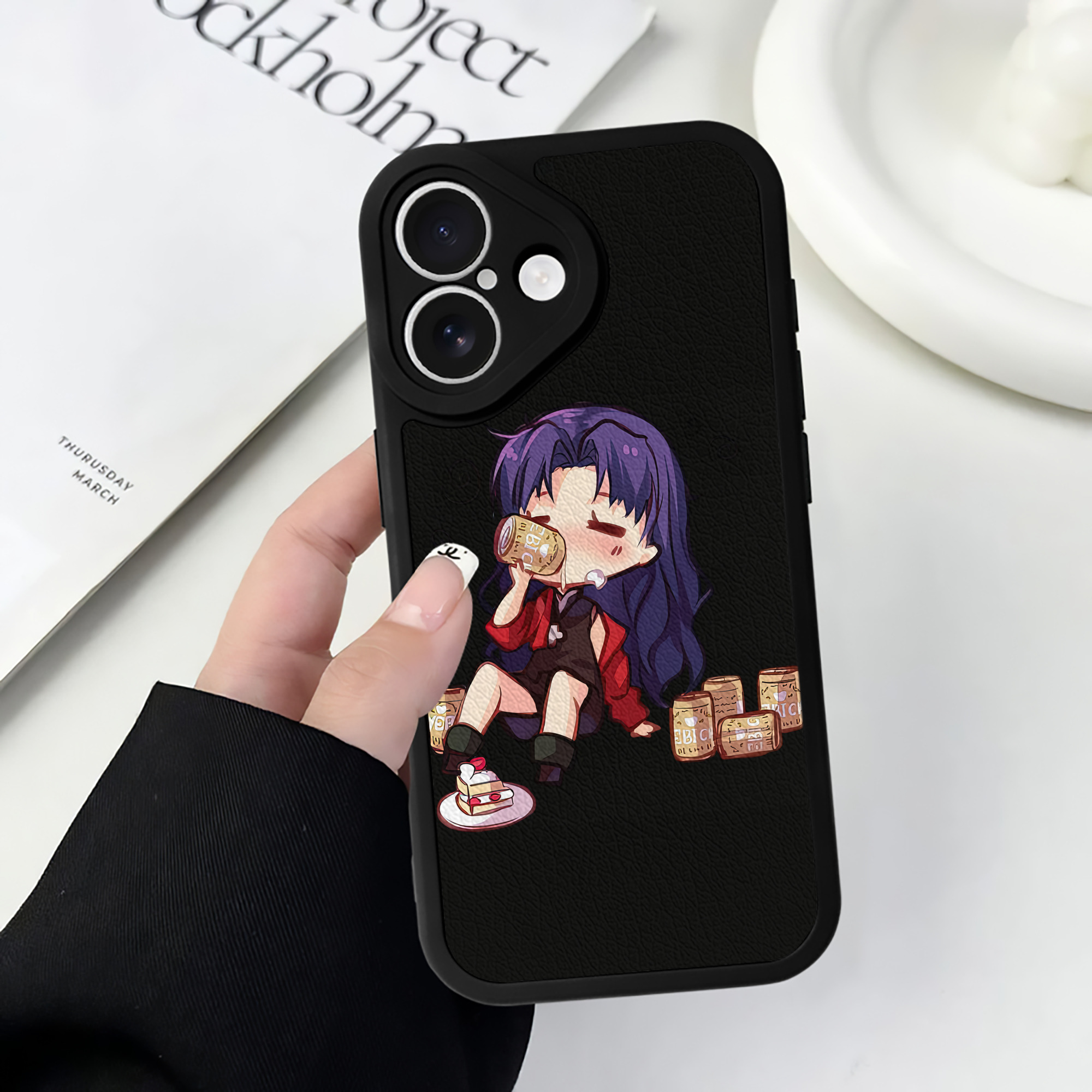 （画像用） EVA 新世紀エヴァンゲリオン 【iPhone 16シリーズ対応】シリコンスマホケース（レザー調） 材質：シリコン